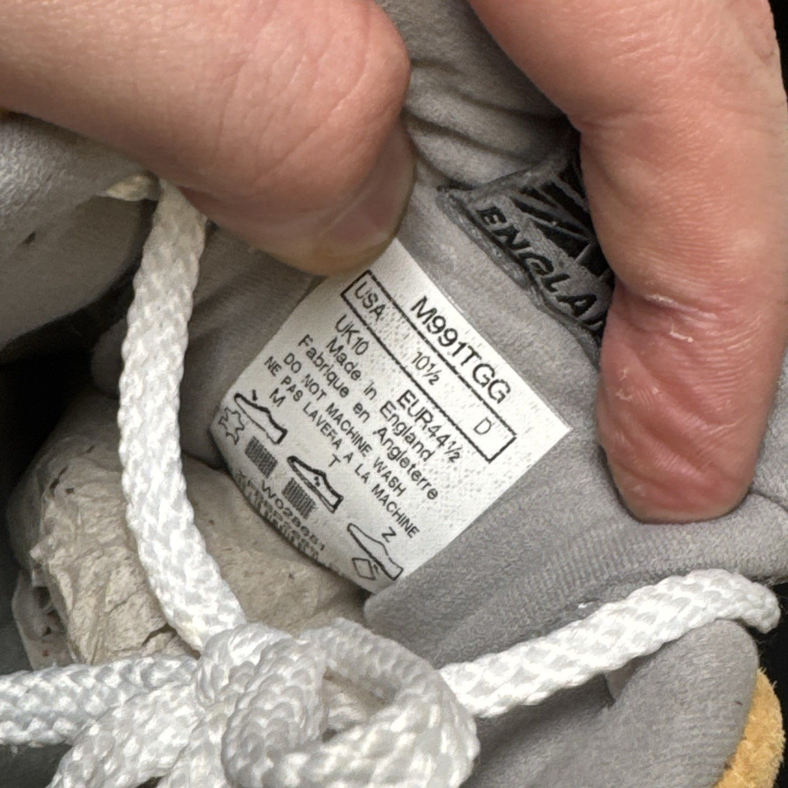 New Balance 991 MiUK Tan Grey Dark Grey | M991TGG | Size 10.5 Mens