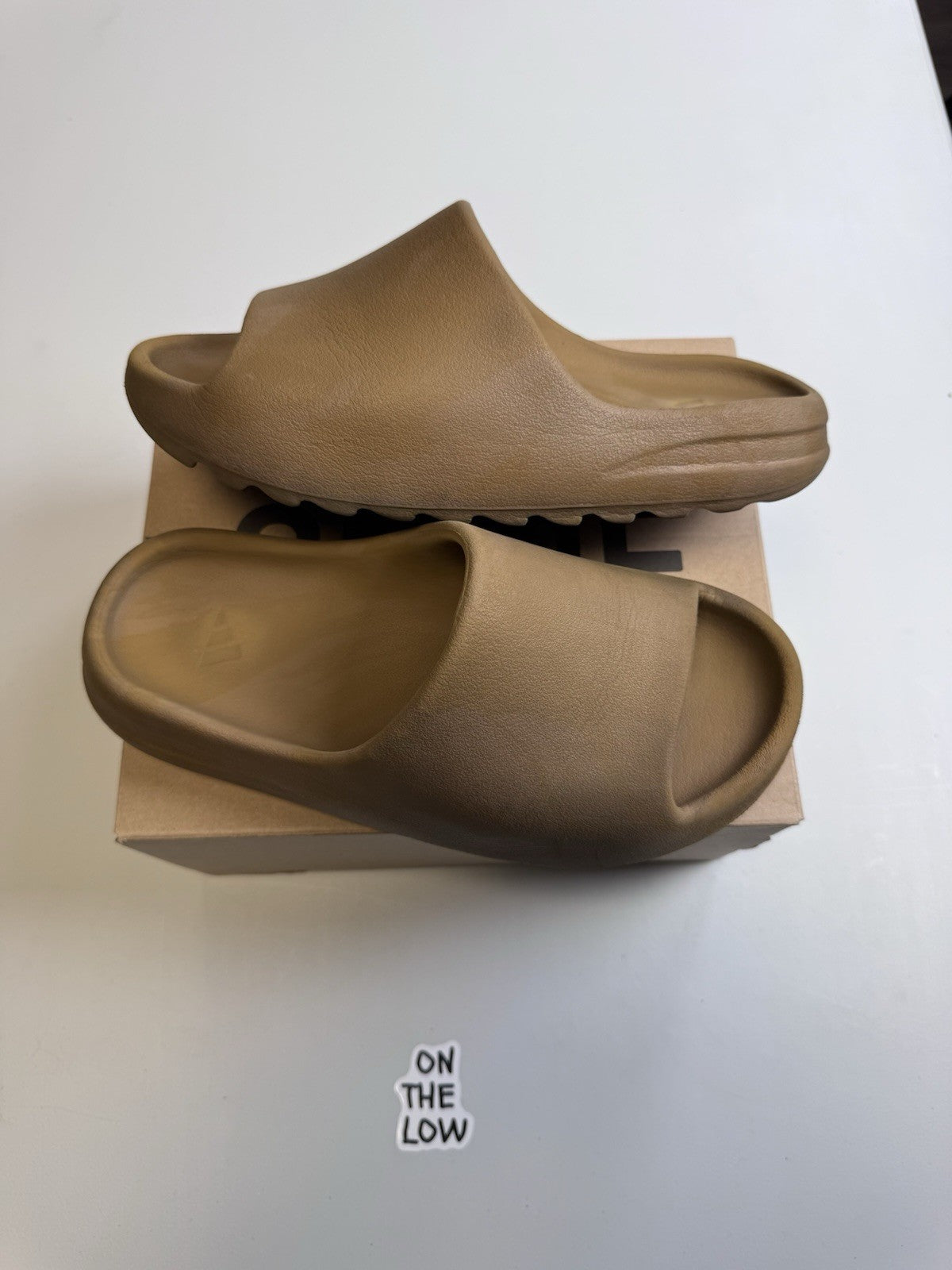 Adidas Yeezy Slide Ochre Brown | GW1931 | Size 8 Mens US