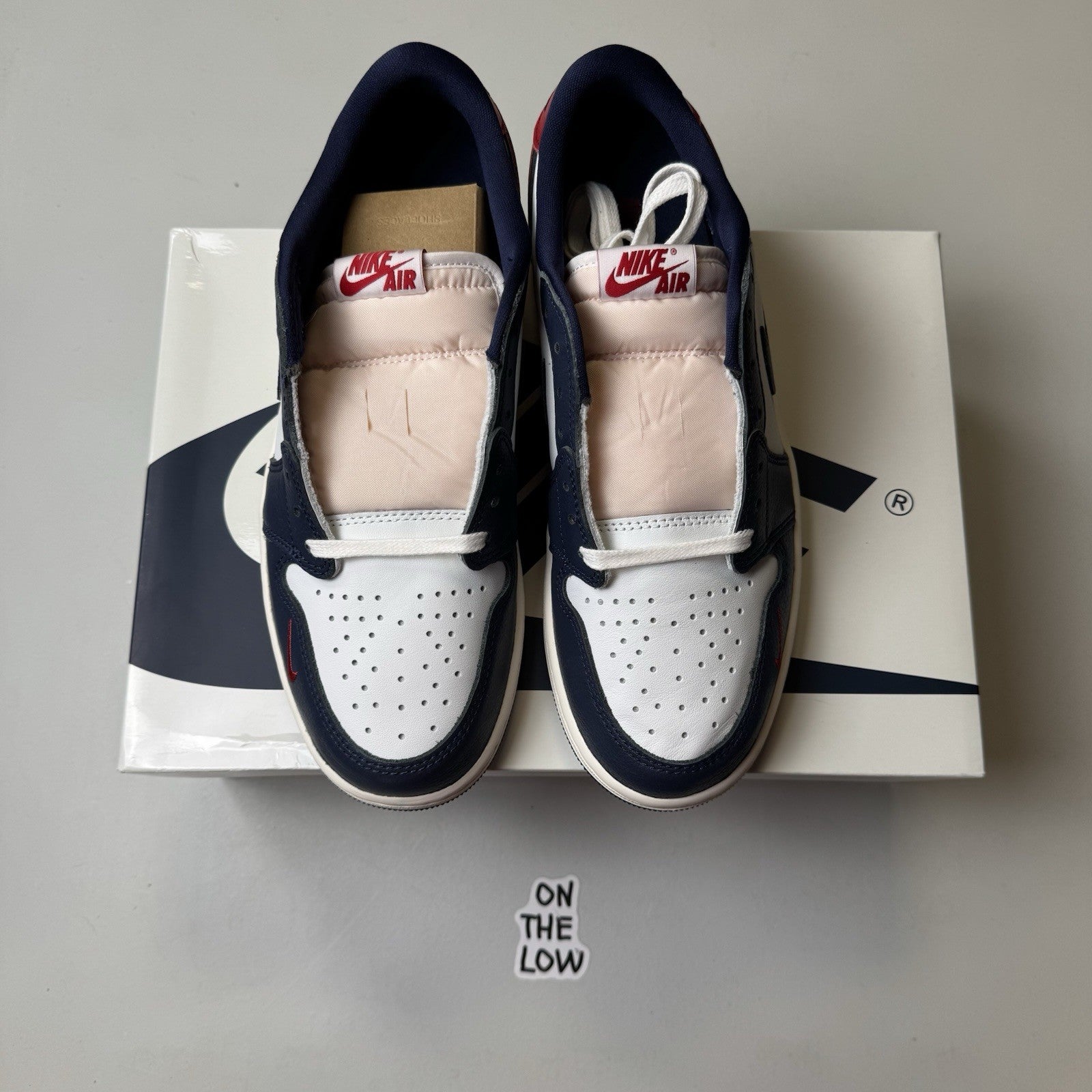 Nike Air Jordan 1 Retro Low OG Howard University | NEW| HQ2993-100 |Size 9.5 Men