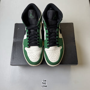 Nike Air Jordan 1 Mid Pine Green White | 852542-301 | Size 10 Mens US
