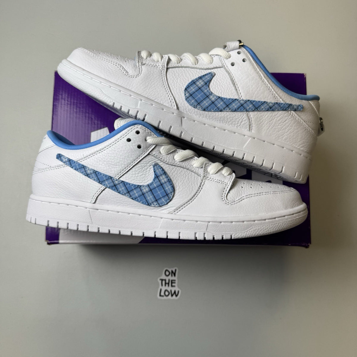 Nike Dunk Pro SB Low Nicole Hause White Blue | NEW | FZ8802-100 | Size 12 Mens