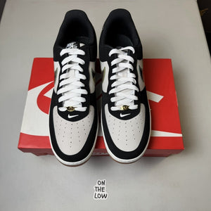 Nike Air Force 1 LV8 Black Patent Camo Swoosh | HQ1967-100 | NEW | Size 12 Mens