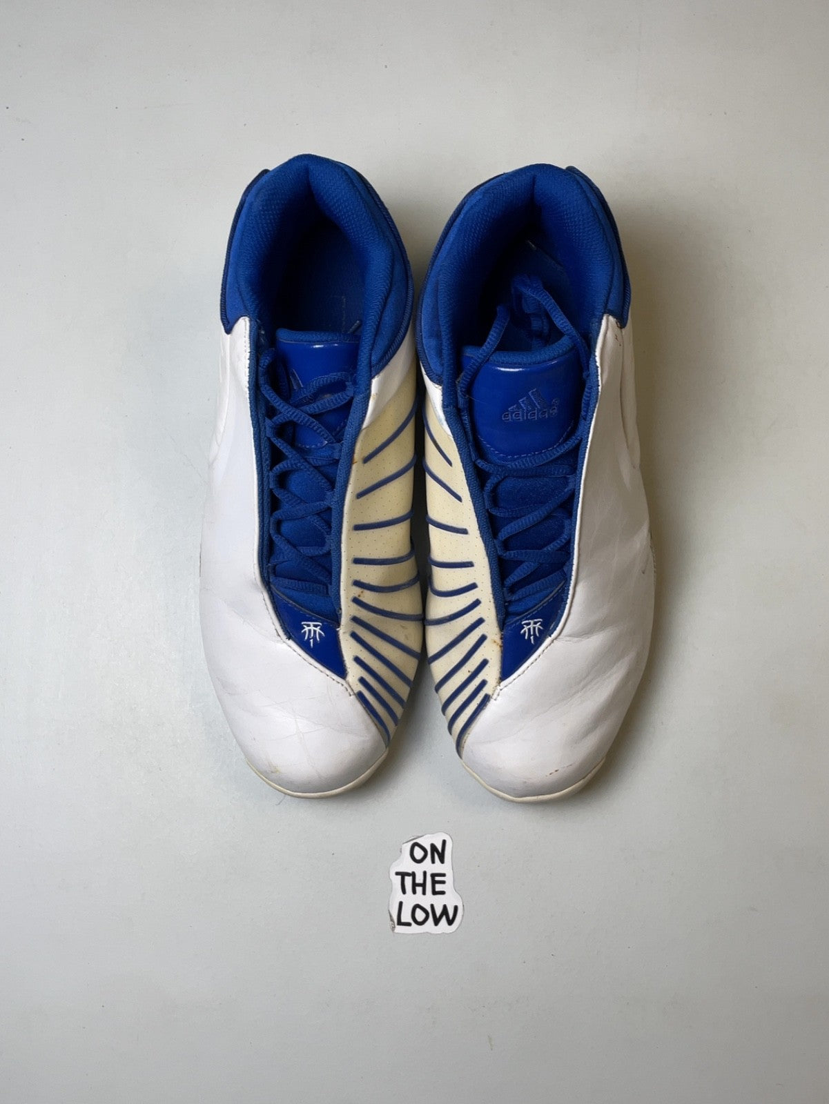 Adidas T-Mac 3 White Blue | D73899 | Size 10 Men's US