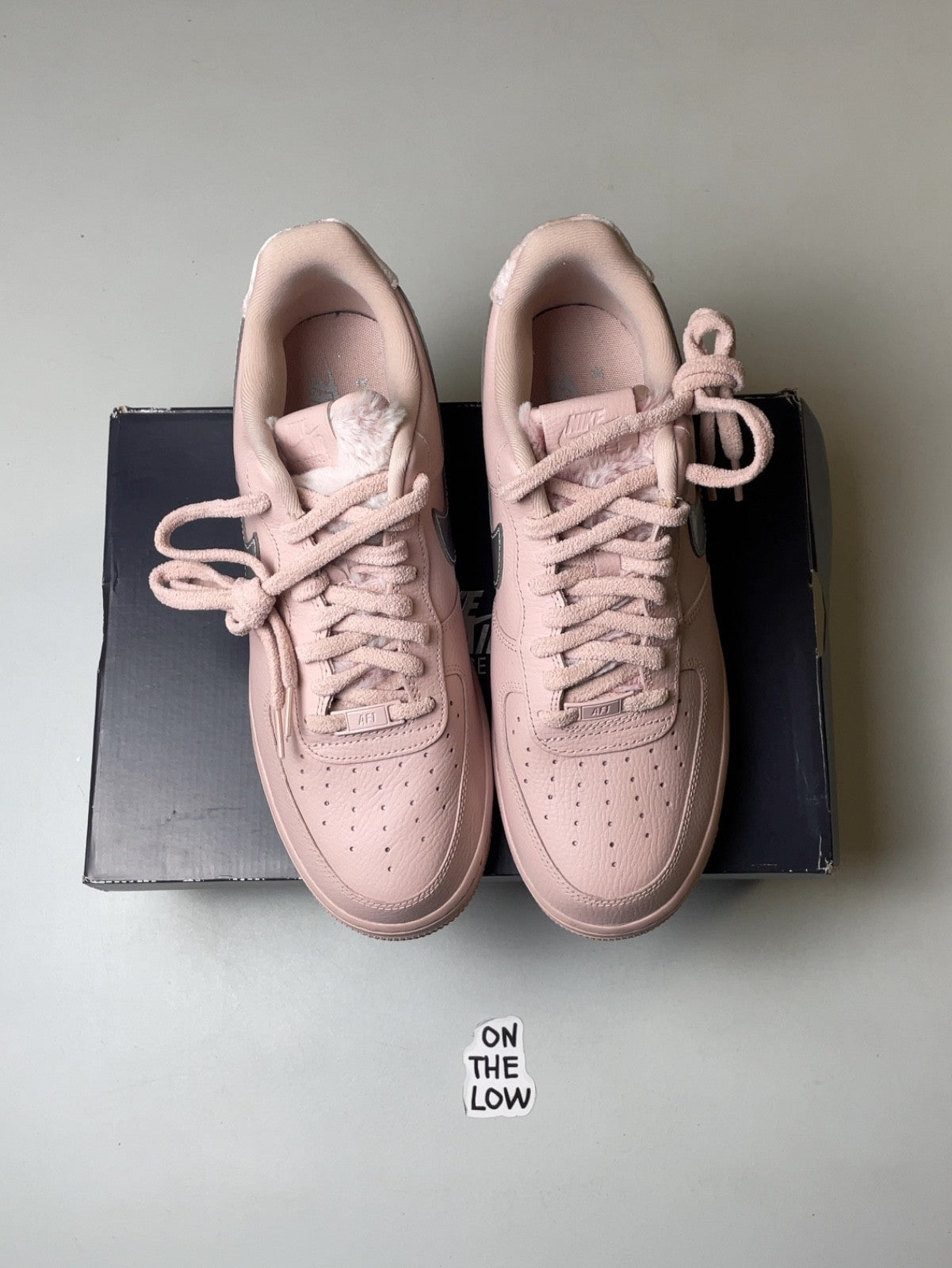 Nike Air Force 1 Low Faux Sherpa Fur (Women's) | D06724-601 | Size 11.5W / 10M