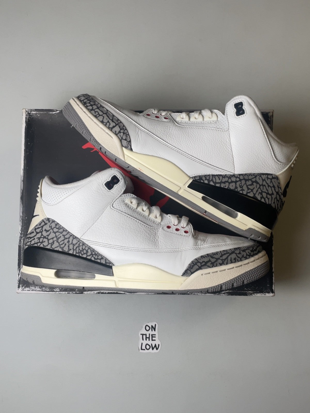 Air Jordan 3 Retro White Cement Reimagined | DN3707-100 | Size 12 Men's US