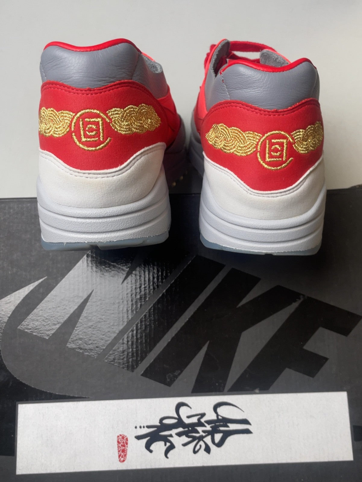 Nike Air Max 1 CLOT Kiss of Death Solar Red | DD1870-600 | Size 10.5 M US *MINT*