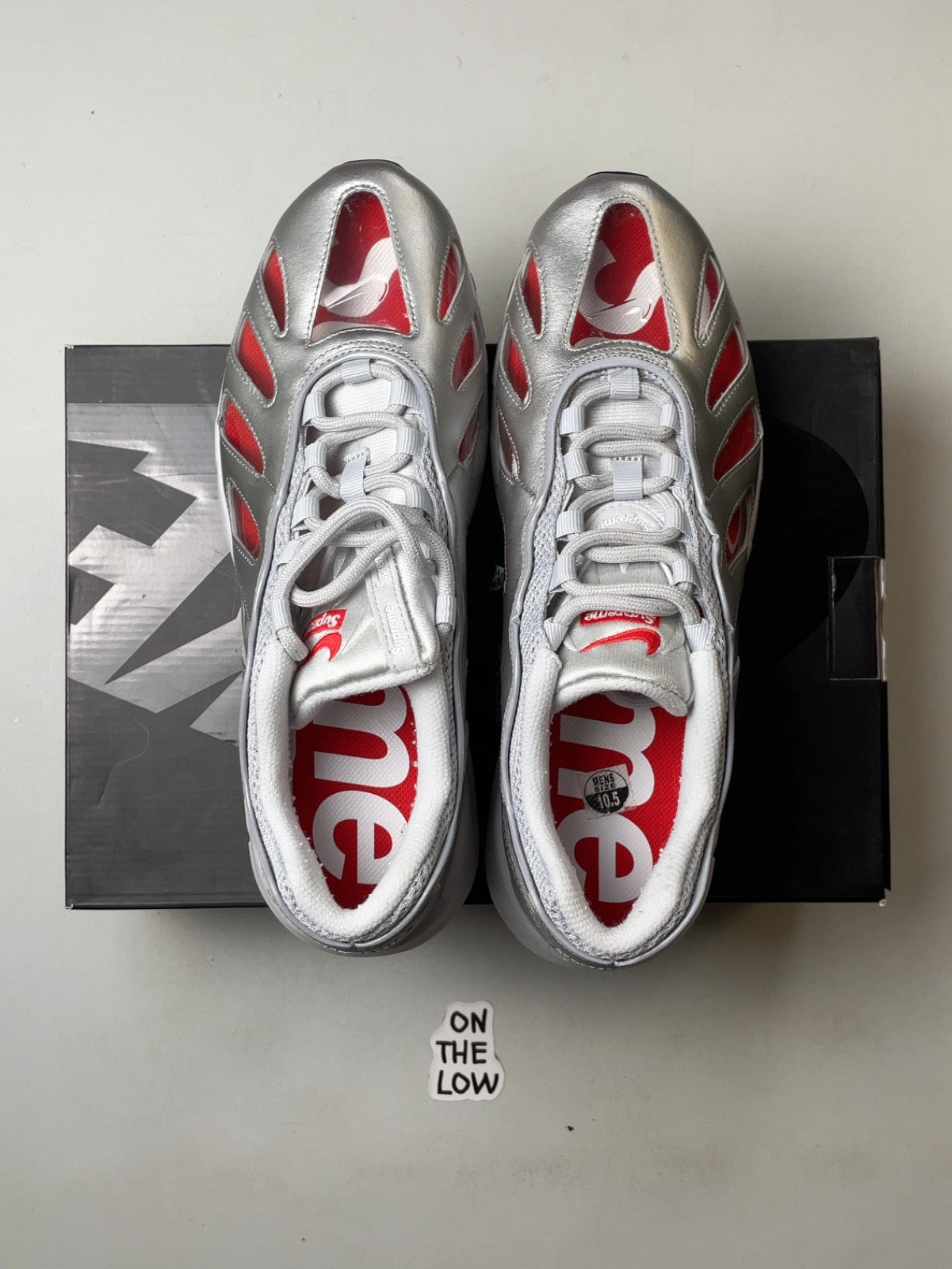 Nike Air Max 96 Supreme Silver Bullet | CV7652-001 | Size 10.5 Men's US