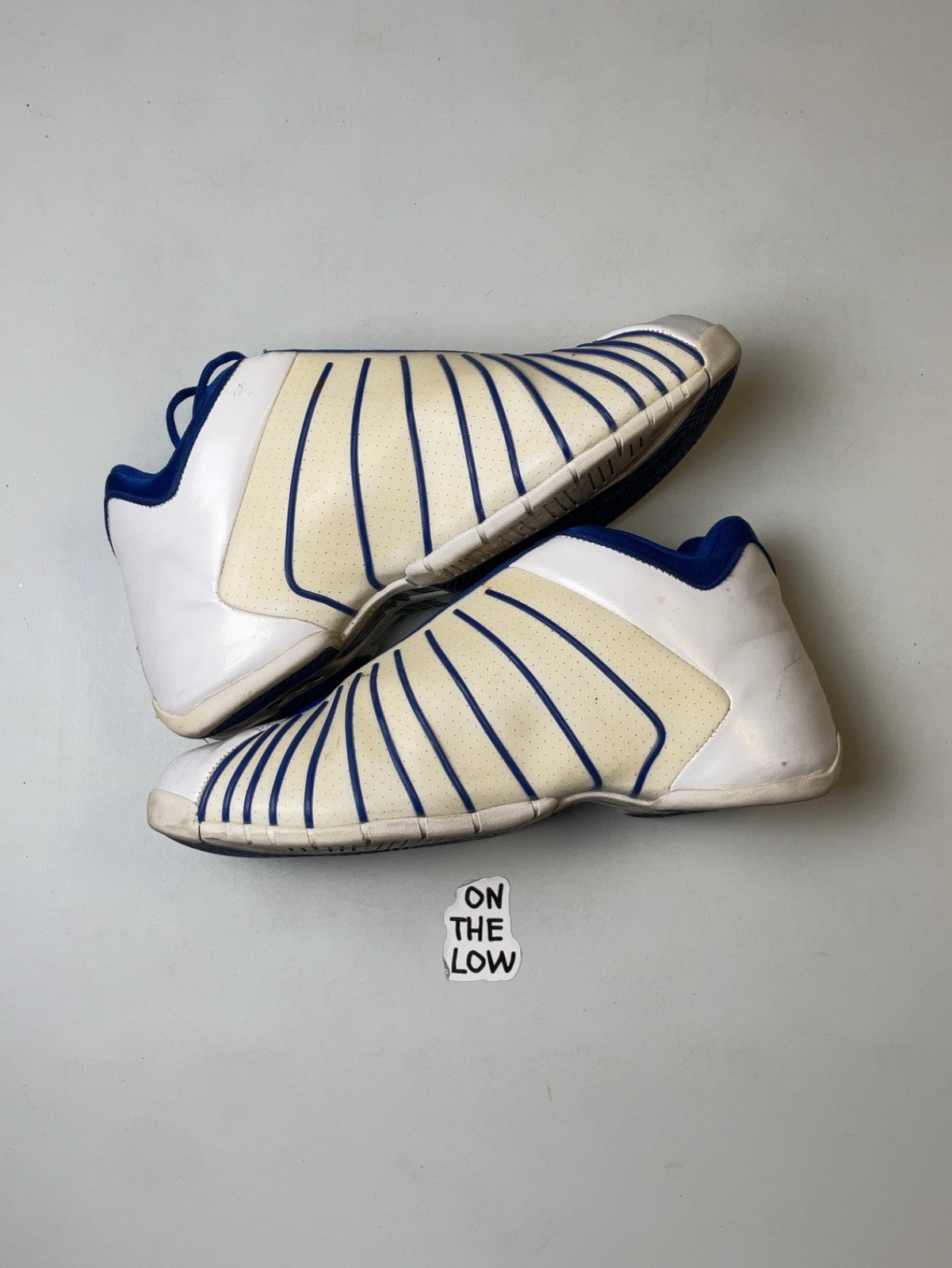 Adidas T-Mac 3 White Blue | D73899 | Size 10 Men's US