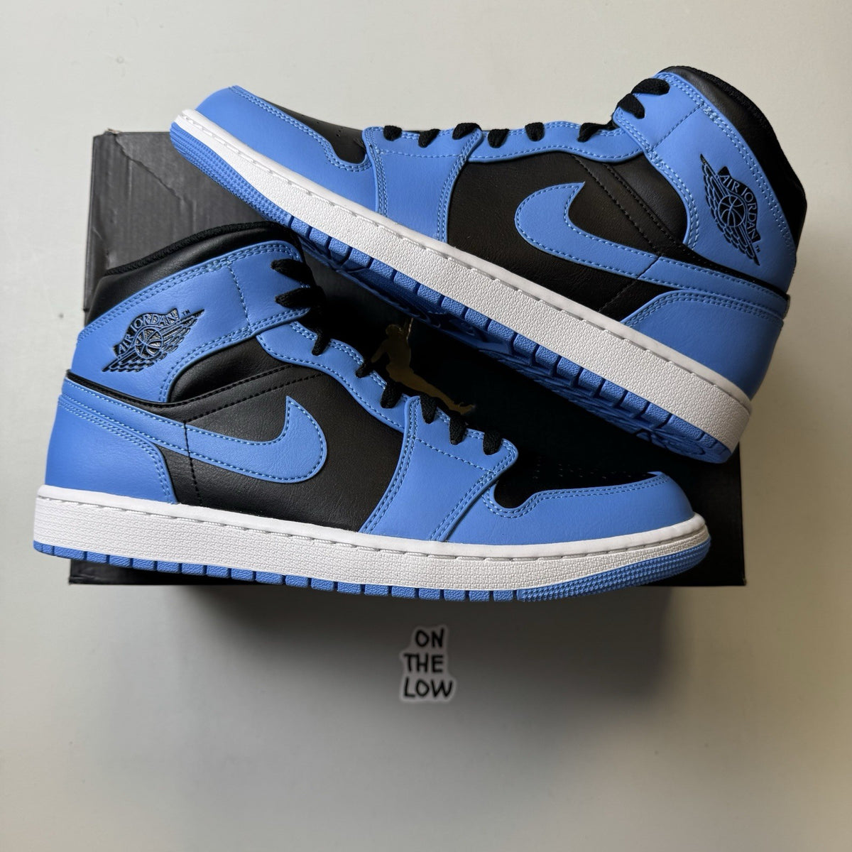 Air Jordan 1 Mid University Blue Black | DQ8426-401 | NEW | Size 10.5 Mens US