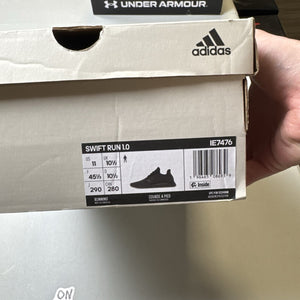 adidas Originals Swift Run 1.0 Shoes  Black/Gum | IE7476 | NEW | Size 11 Mens US