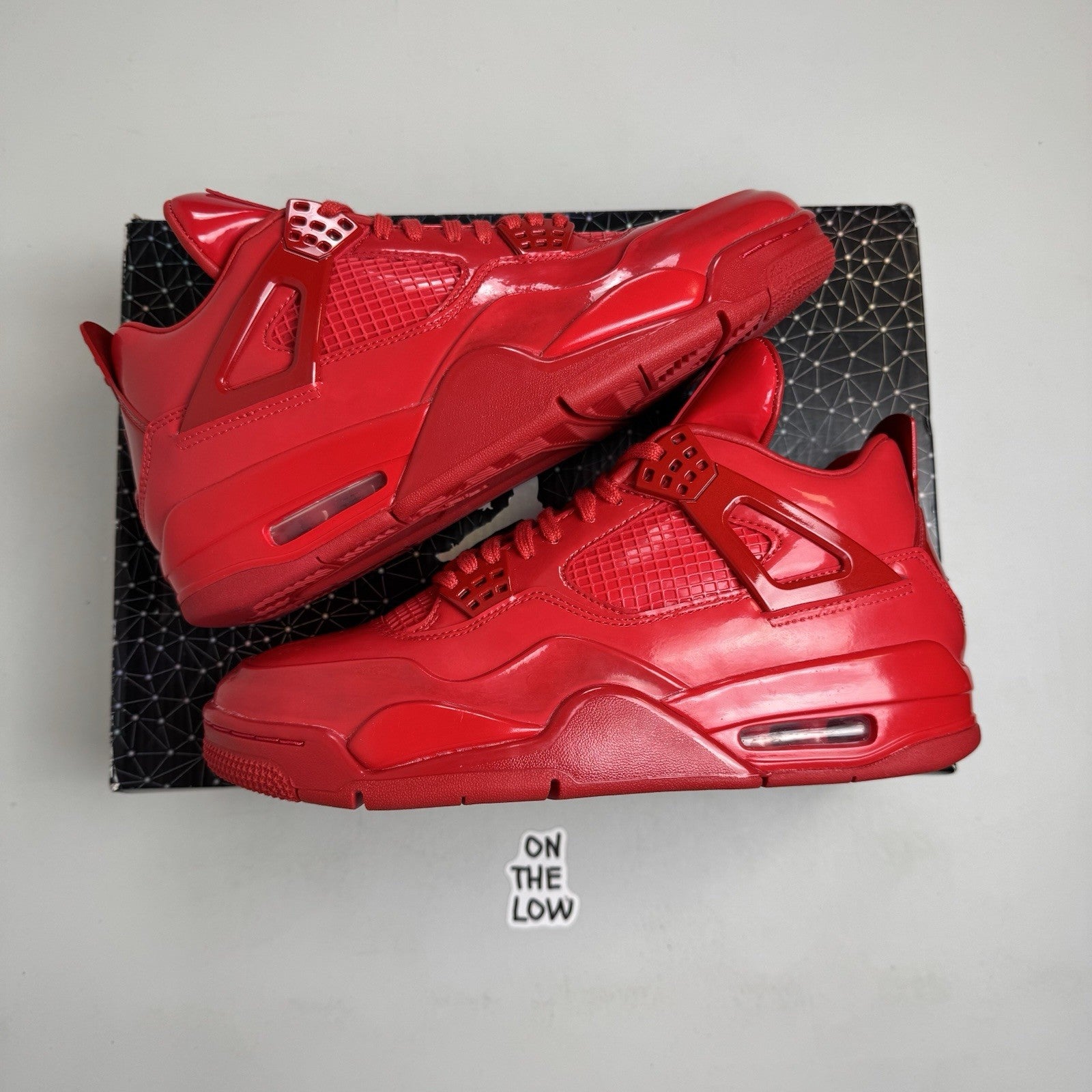 Air Jordan 11 LAB4 University Red Patent | 719864-600 | NEW W FLAW | Size 8 mens