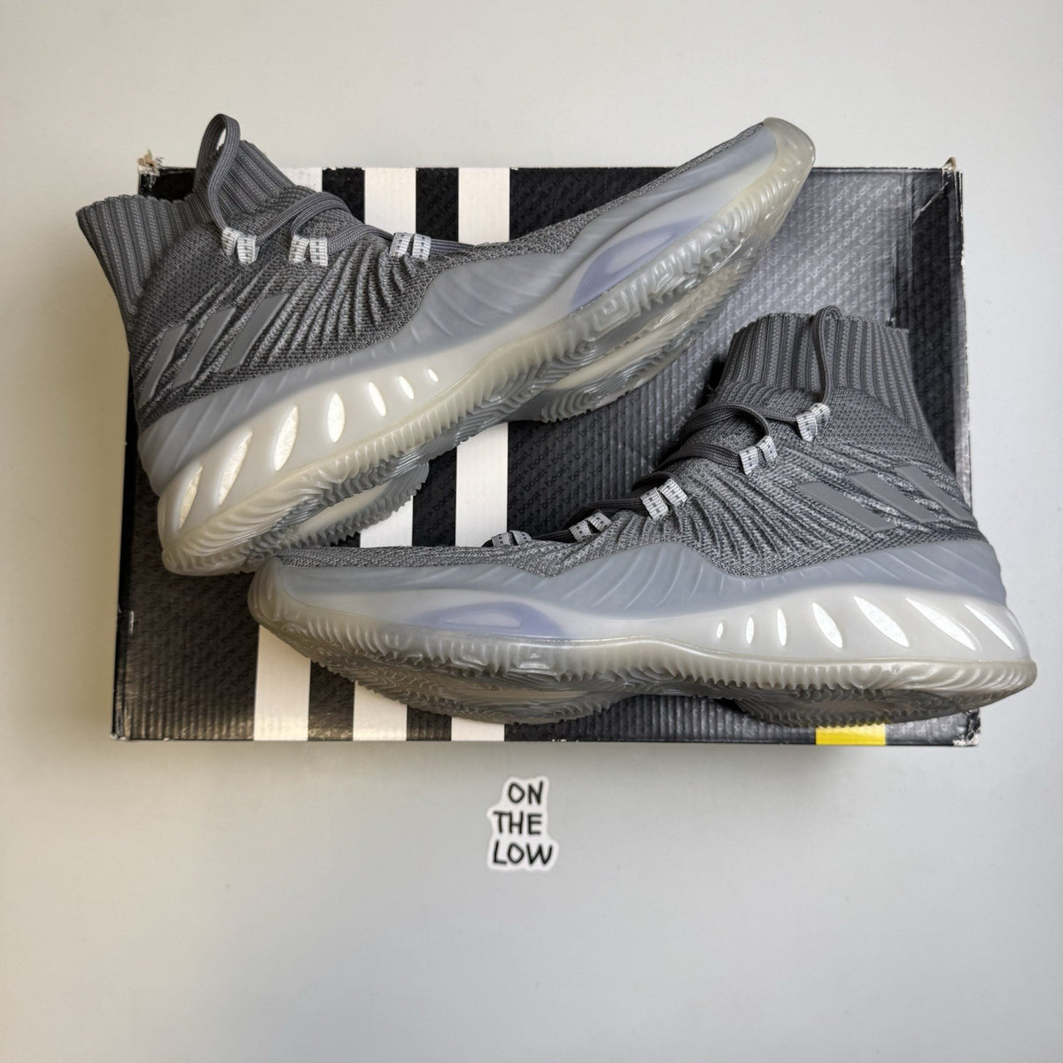 Adidas Crazy Explosive Grey Primeknit 2017 | BY4470 | NEW | Size 8 Mens