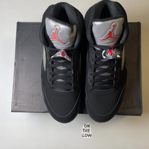 Air Jordan 5 Retro Black Metallic (2016) | 845035-003 | Size 12 Men's US