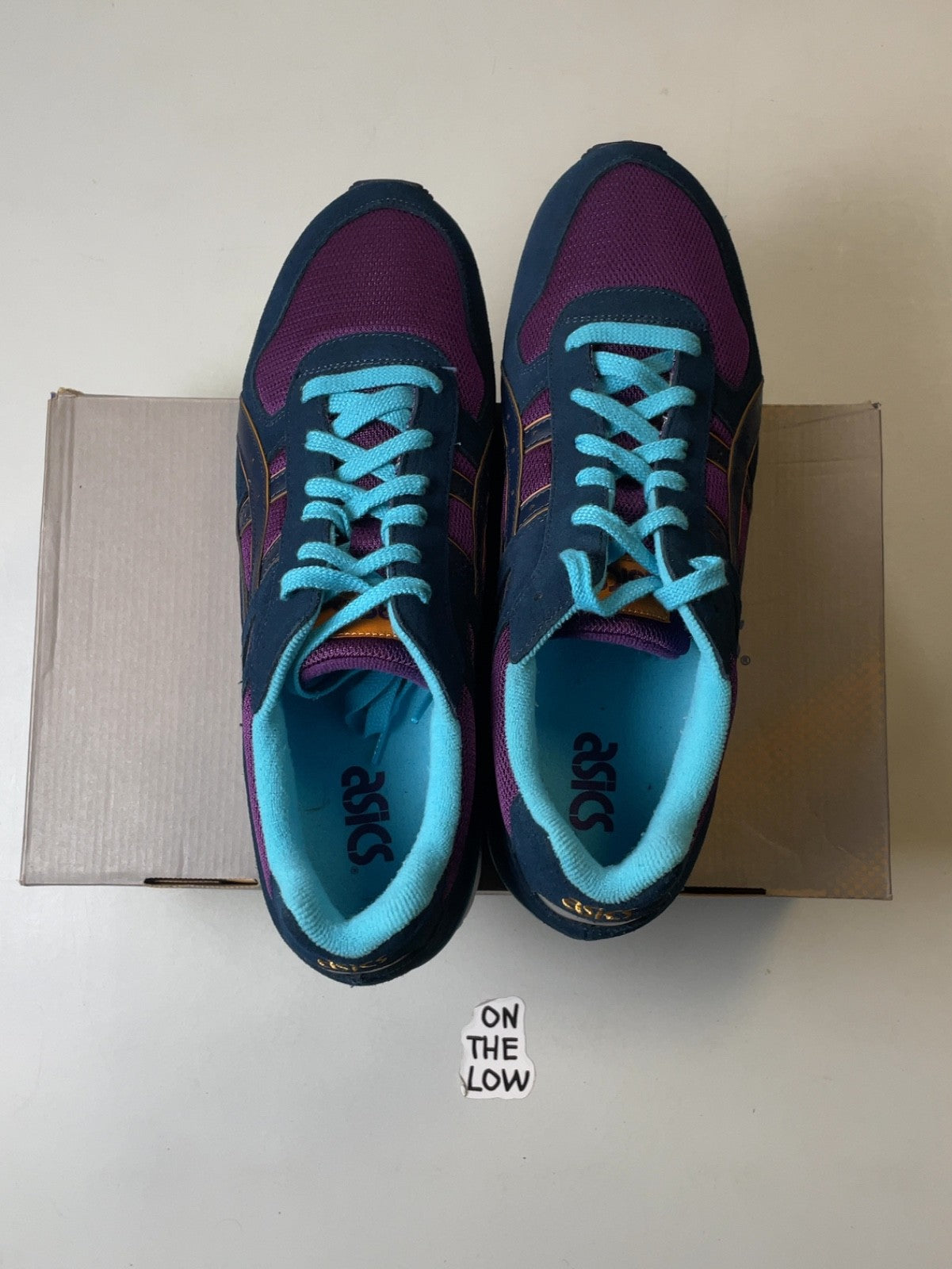 ASICS Gel GT-II Navy/ Purple | H408N3350 | Size 13 Men's US