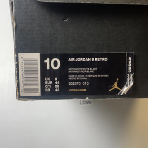 Air Jordan 9 Retro Anthracite | 302370-013 | Size 10 Men's US