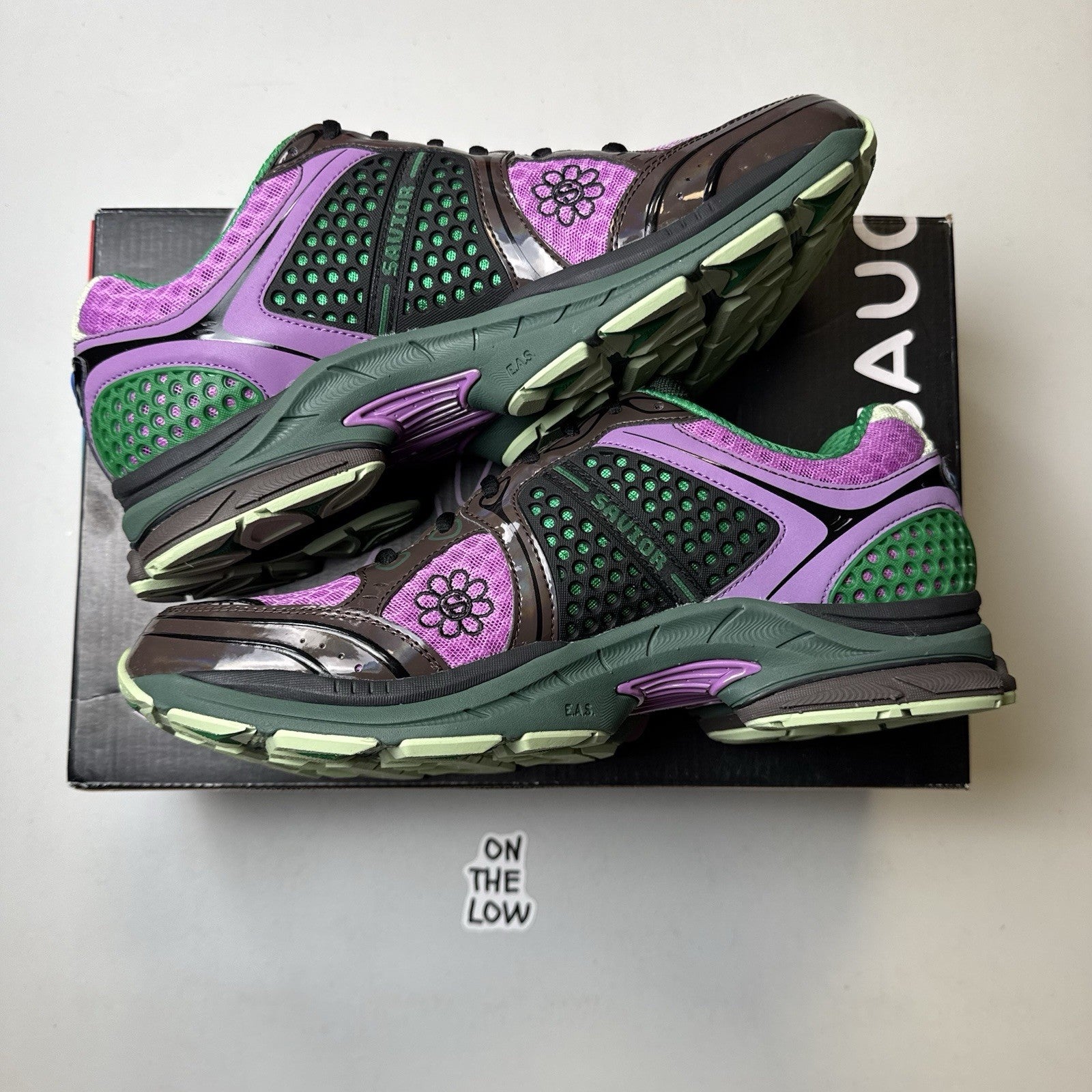 Saucony ProGrid Triumph 4 Jae Tips Flowers Uptown Perilla | S70966-3 | Size 10