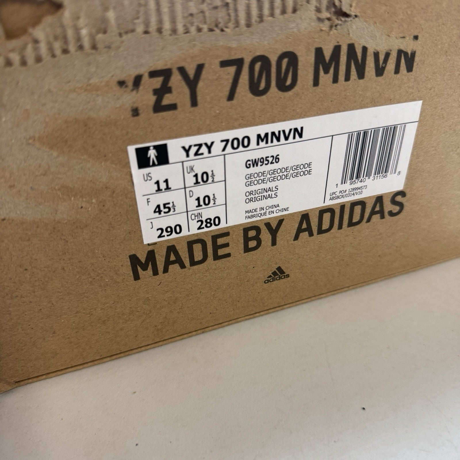 Adidas Yeezy Boost 700 MNVN Geode | GW9526 | Size 11