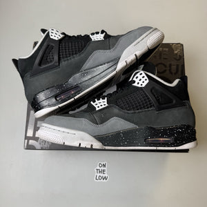 Air Jordan 4 Retro “Fear” 2024 Black Anthracite | FQ8138-002 | Size 8 Mens US