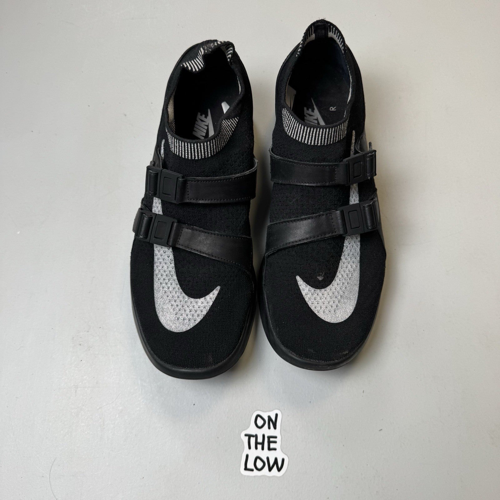 Nike Air Sock Racer Ultra Flyknit Black Sail | 904580-001 | Size 9 Mens