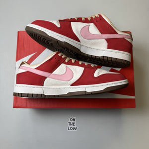 Nike Dunk Low PRM Bacon Valentines Day | FB7910-600 | Size 11W / 9.5 Mens US