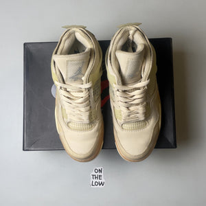 Air Jordan 4 Retro Off-White Sail (Women's) | CV9388-100 | Size 7.5W / 6M