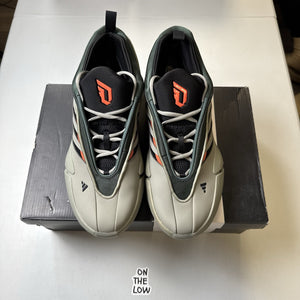 Adidas Dame 9 Low Silver Pebble Light Sage Black | NEW | JI1939 | size 12.5 mens
