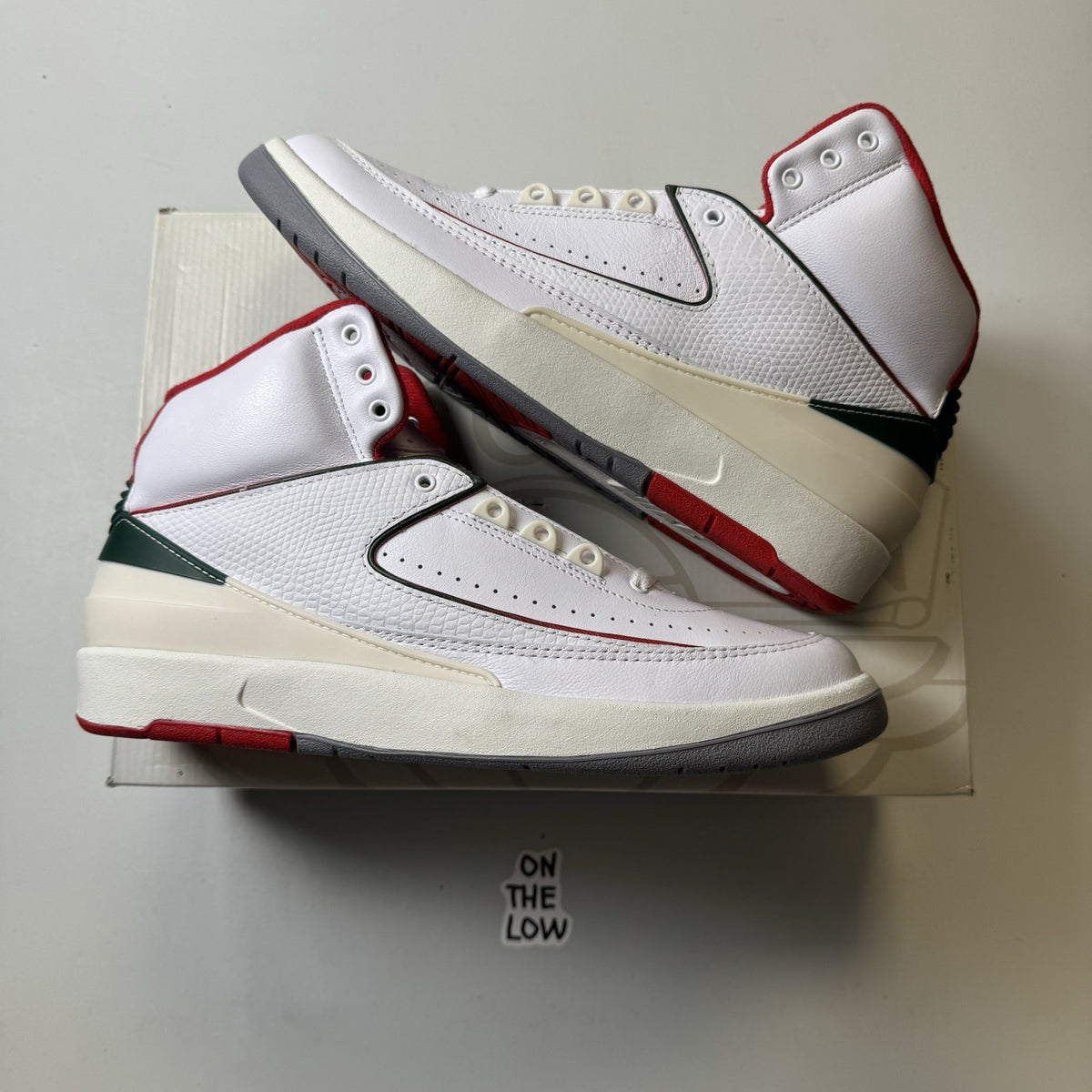 Nike Air Jordan 2 Retro Origins White Fire Red | NEW|DR8884-101 | Size 9.5 Mens