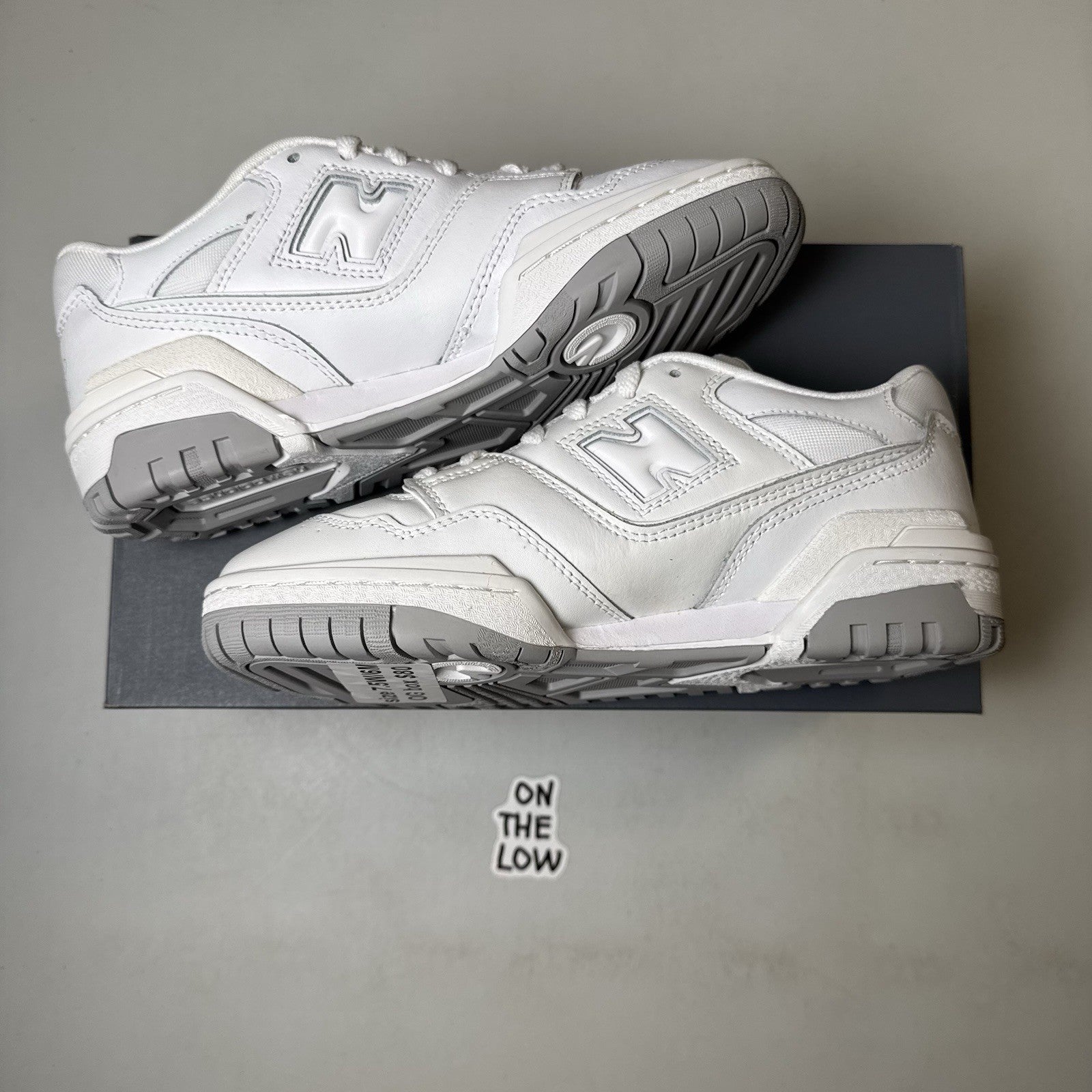 New Balance 550 White Grey | GSB550PB | NEW | Size 6Y/7.5W