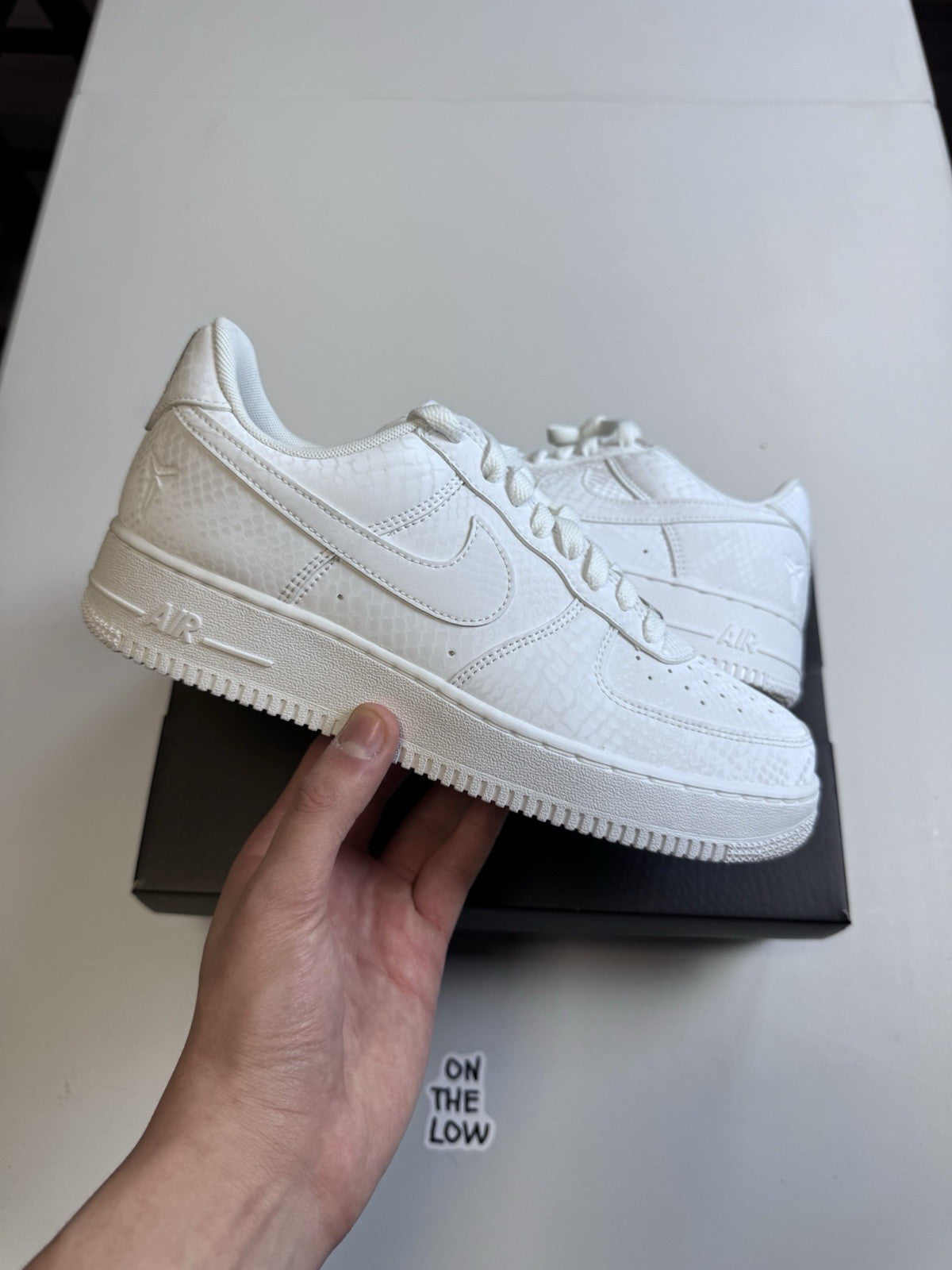 Nike Air Force 1 Low Kobe Bryant Forever White IB0018-100 | NEW |  Size 8/12