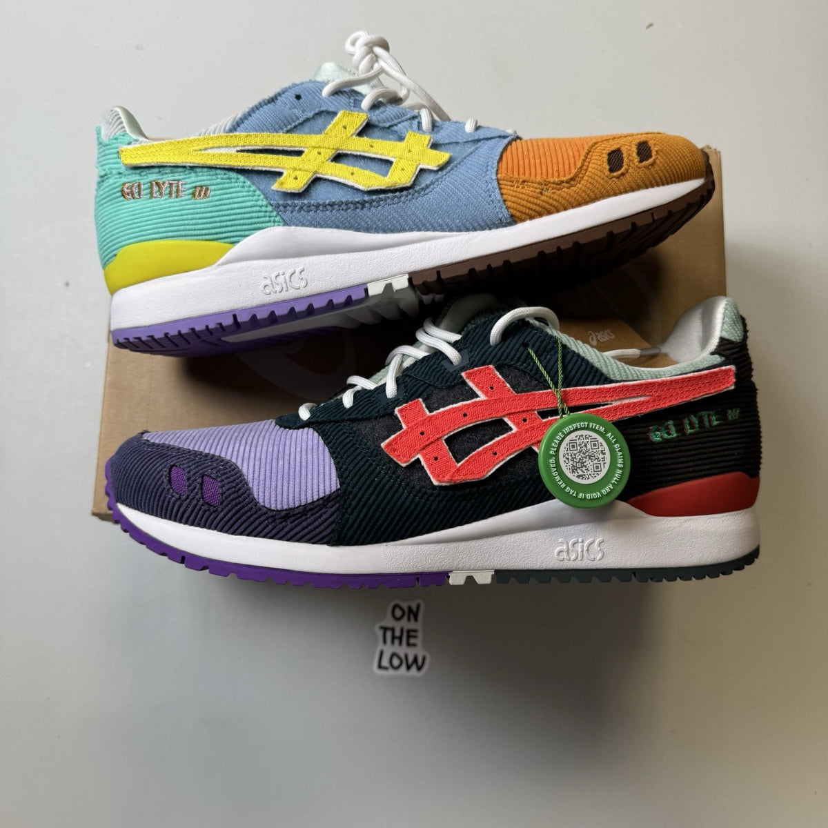 ASICS Sean Wotherspoon x Atmos x Gel Lyte 3 Corduroy Men’s Size 10.5