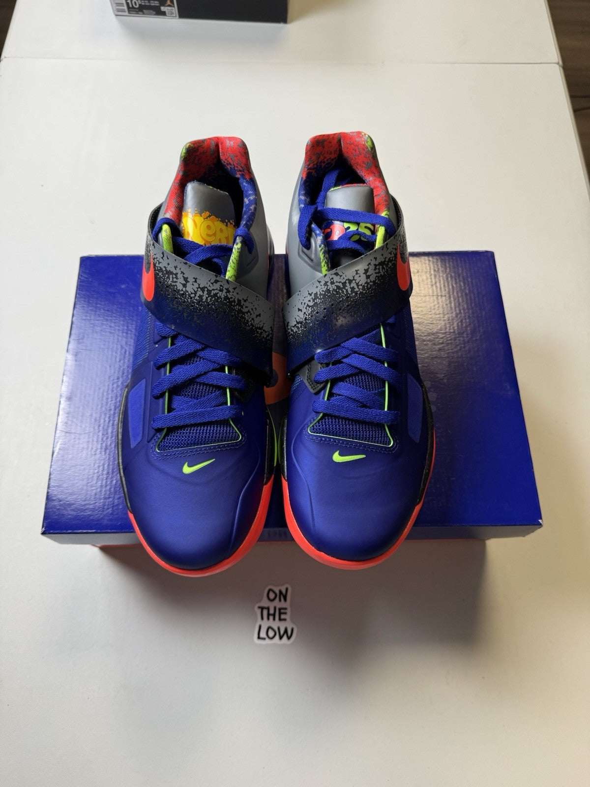 Nike Men's Zoom KD 4 Nerf Basketball Shoes 2024 Size 10.5, FQ8180-400