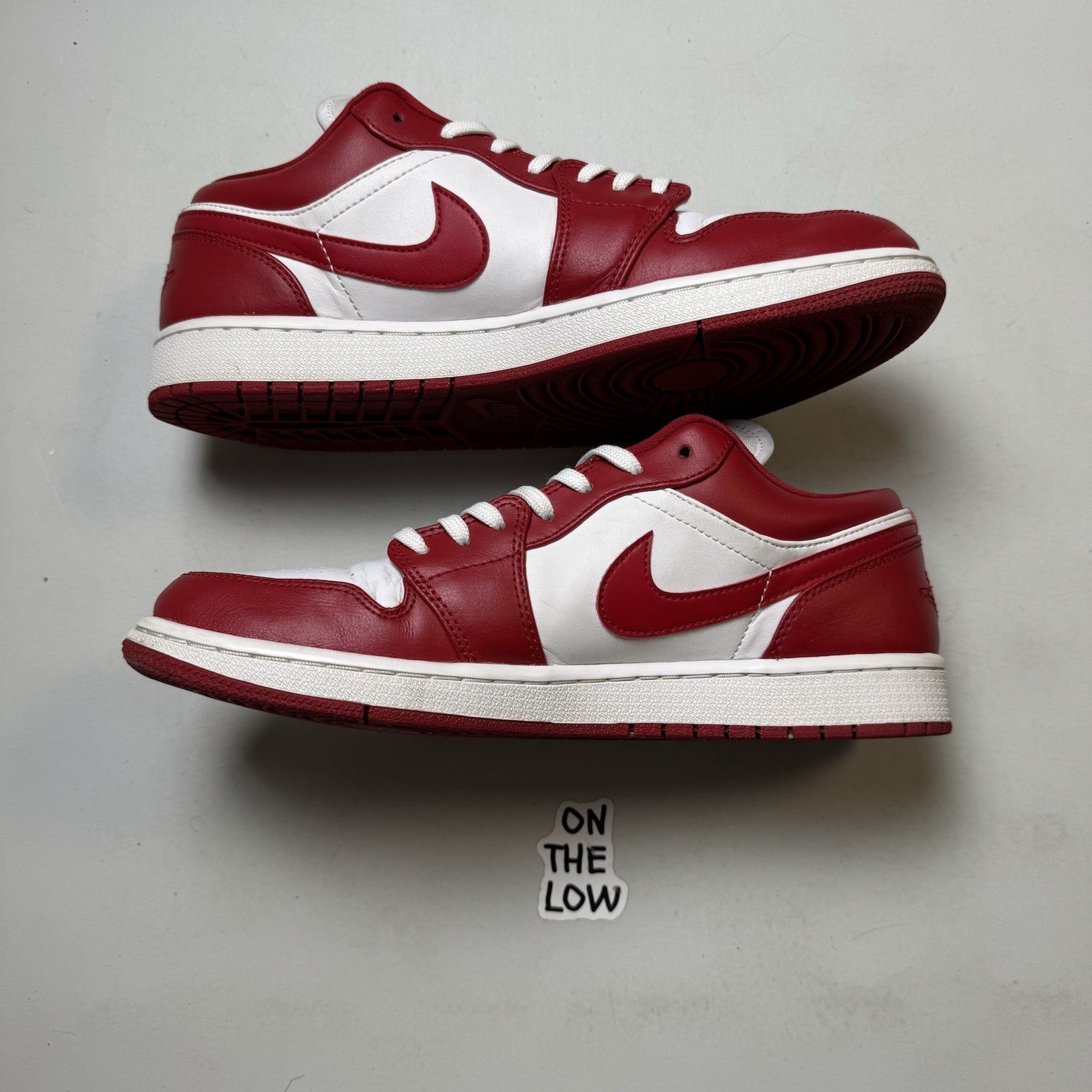 Jordan 1 Low Gym Red White | 553558-611 | Size 10