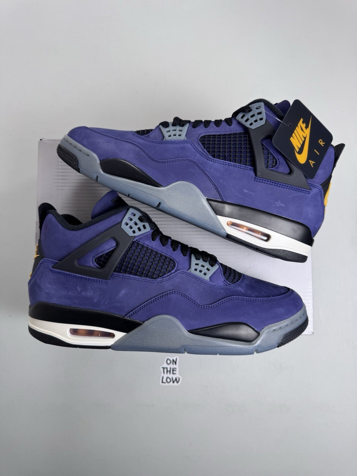 Nike Air Jordan 4 Retro Lakers Imperial Purple | FV5029-500 | NEW | size 7-15