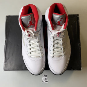 Air Jordan 5 Retro Fire Red Silver Tongue (2020) | DA1911-102 | Size 13 Men's US
