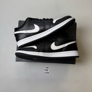 Nike Air Jordan 1 Low Black Summit White | 553558-043 | NEW | Size 8 Mens