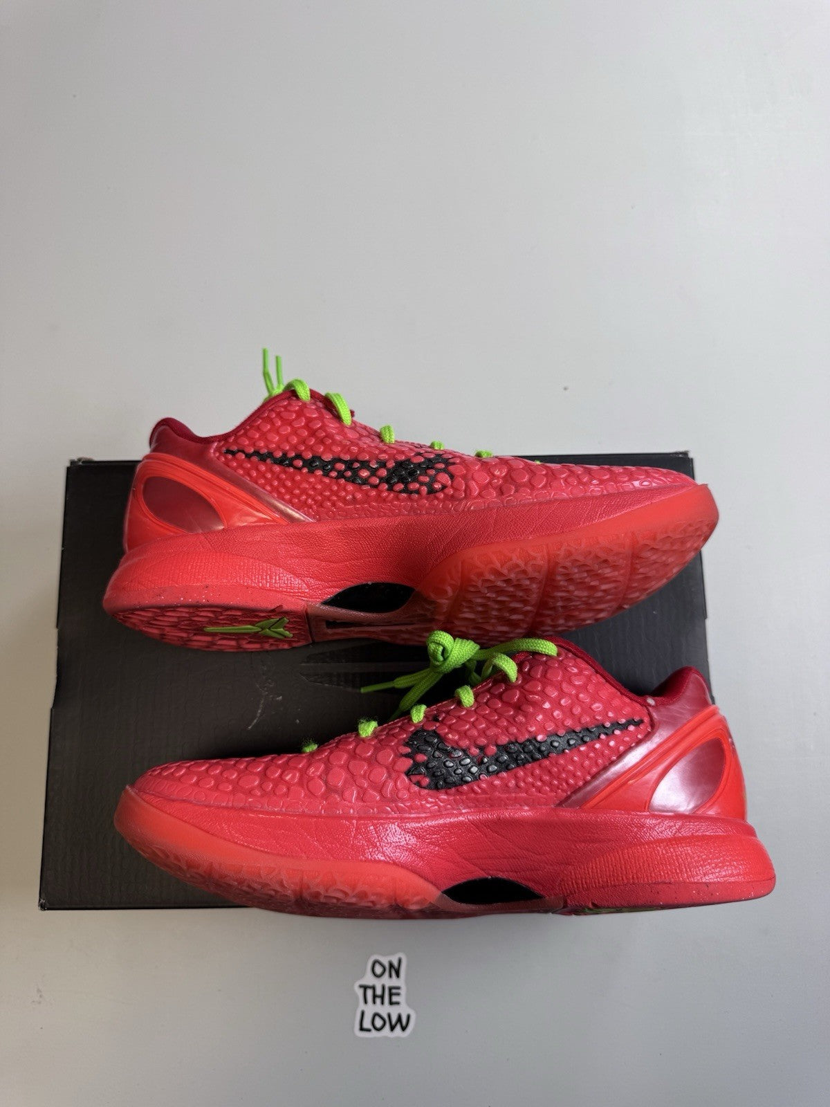 Nike Kobe 6 Protro Low Reverse Grinch | FV4921-600 Size 7.5 Men’s | SEE PICS