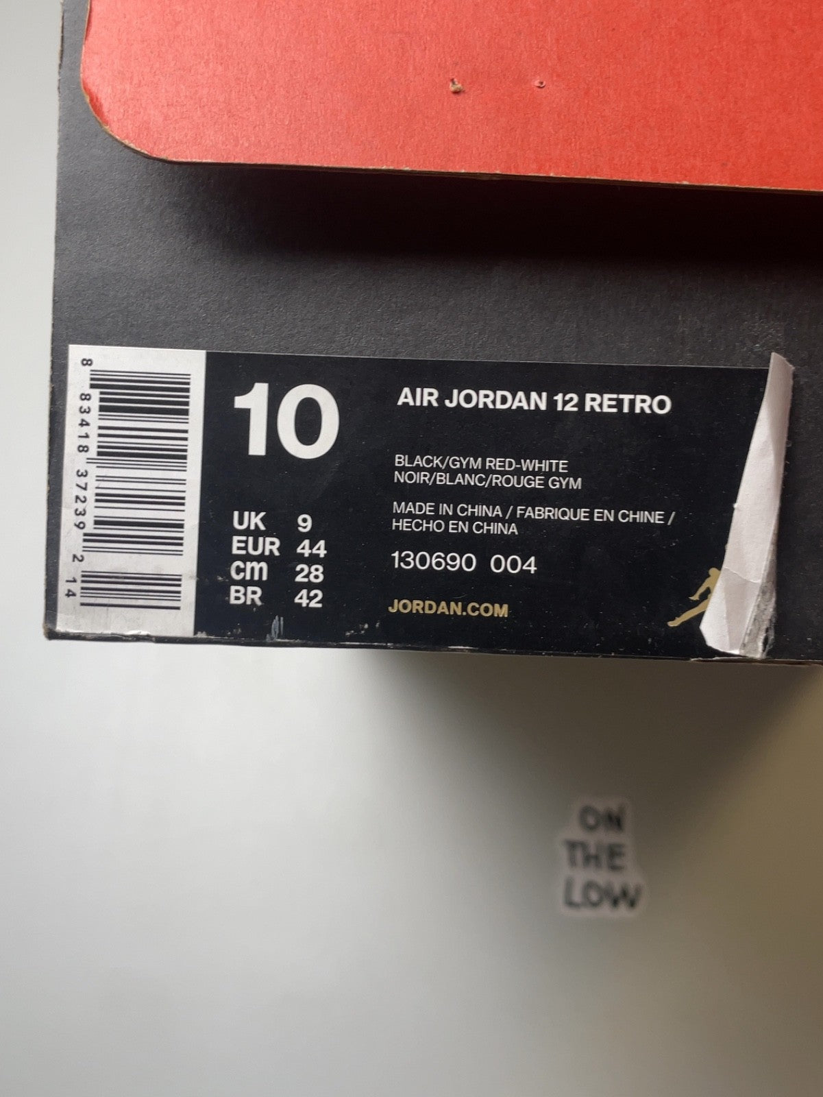 Air Jordan 12 Retro Nylon | 130690-004 | Size 10 Men's US