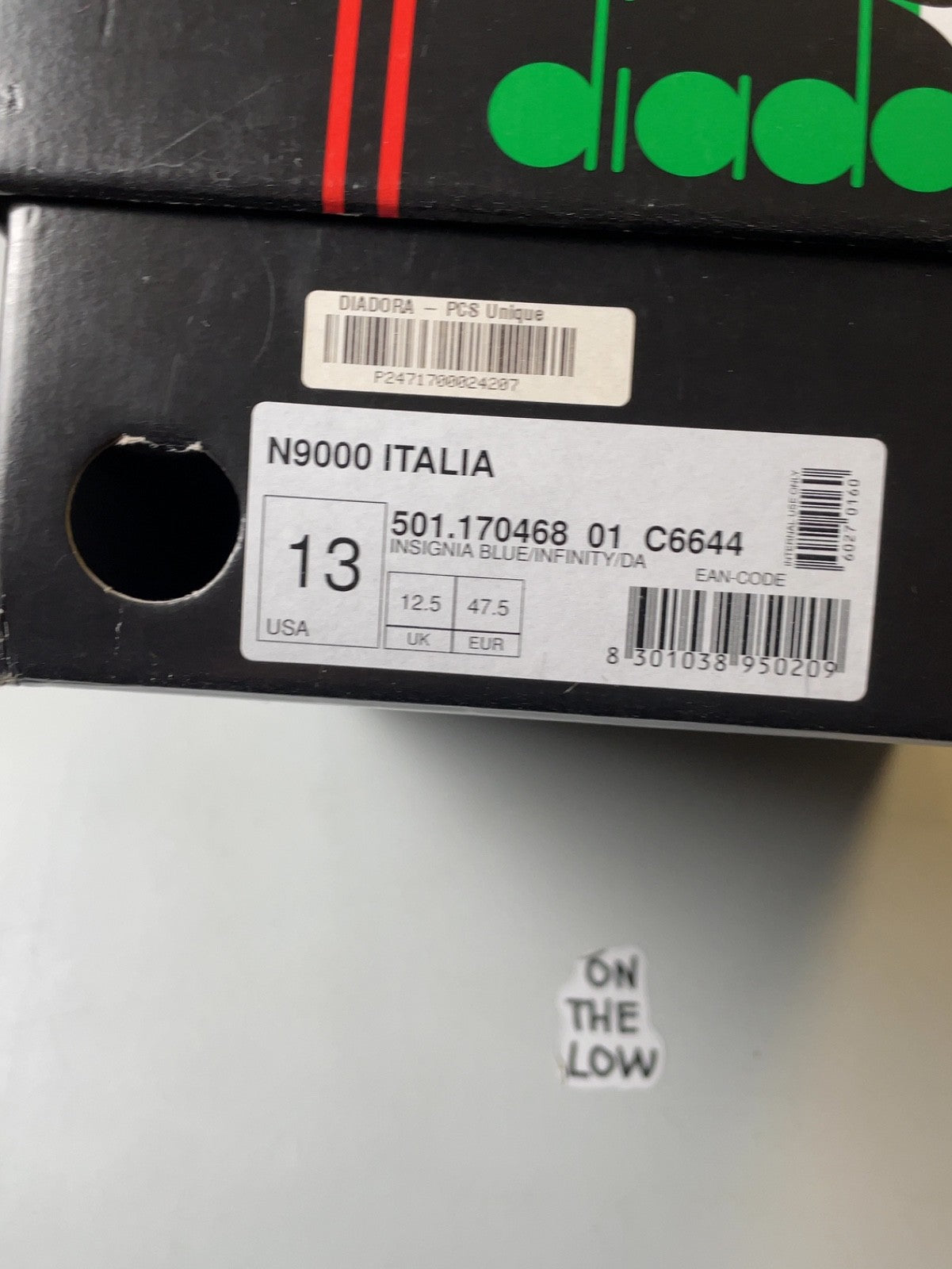 Diadora x Patta 1st Colonial N9000 Insignia Blue | 50117046801 | Size 13 M