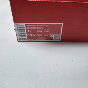 Nike Air Force 1 LV8 Black Patent Camo Swoosh | HQ1967-100 | NEW | Size 12 Mens