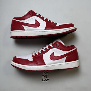Jordan 1 Low Gym Red White | 553558-611 | Size 10