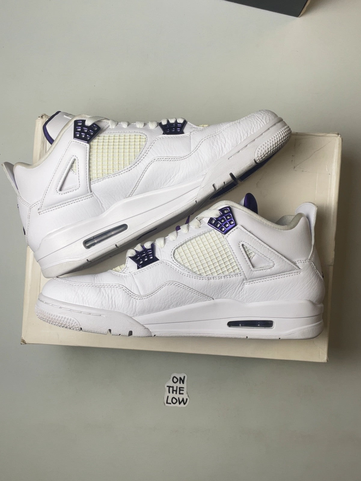 Air Jordan 4 Retro Mid Purple Metallic | CT8527-115 | Size 11.5 Men's US
