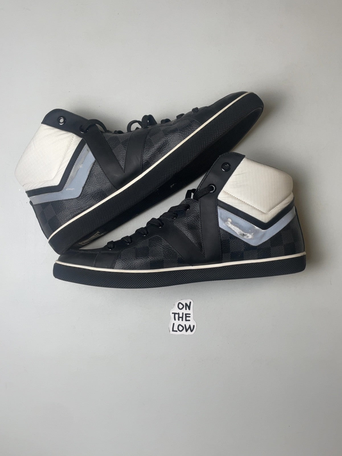 Louis Vuitton Heroes High Sneaker Gray Damier | MS0132 | Size 11 Men LV / 12 US