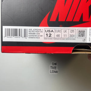 Air Jordan 1 Retro High Light Army Rust Shadow Patina |555088-033 | Size 12 M US