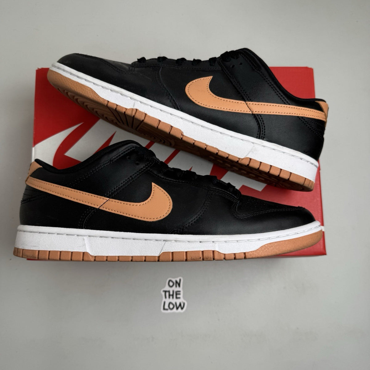 Nike Dunk Low Retro Black Amber Brown | DV0831-004 | size 11 Mens