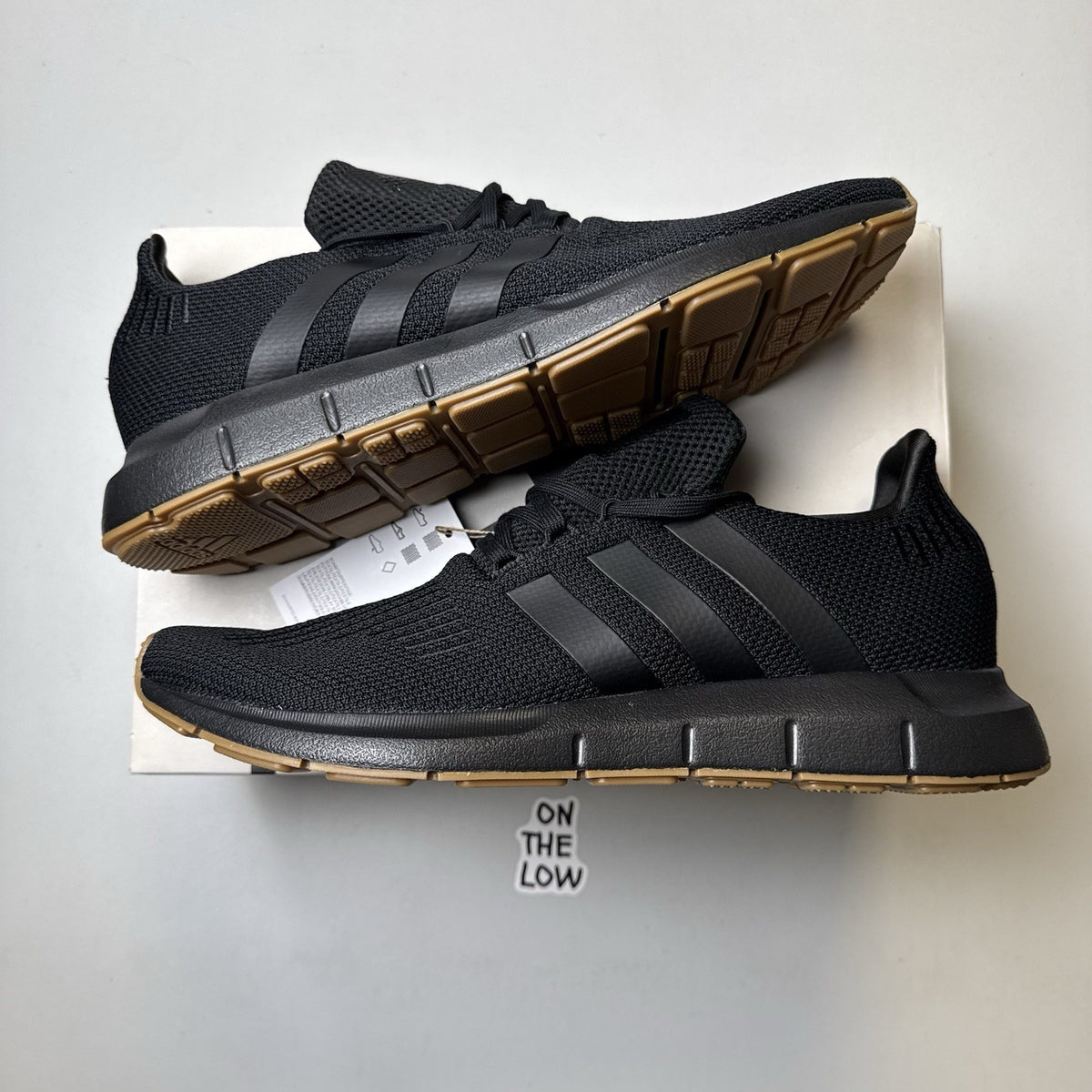 adidas Originals Swift Run 1.0 Shoes  Black/Gum | IE7476 | NEW | Size 11 Mens US