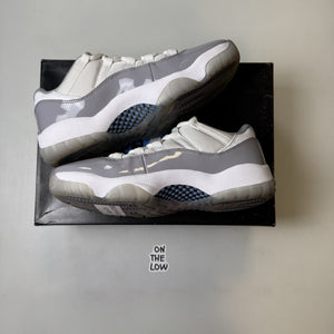 Air Jordan 11 Retro Low Cement Grey | AV2187-140 | Size 8.5 Mens