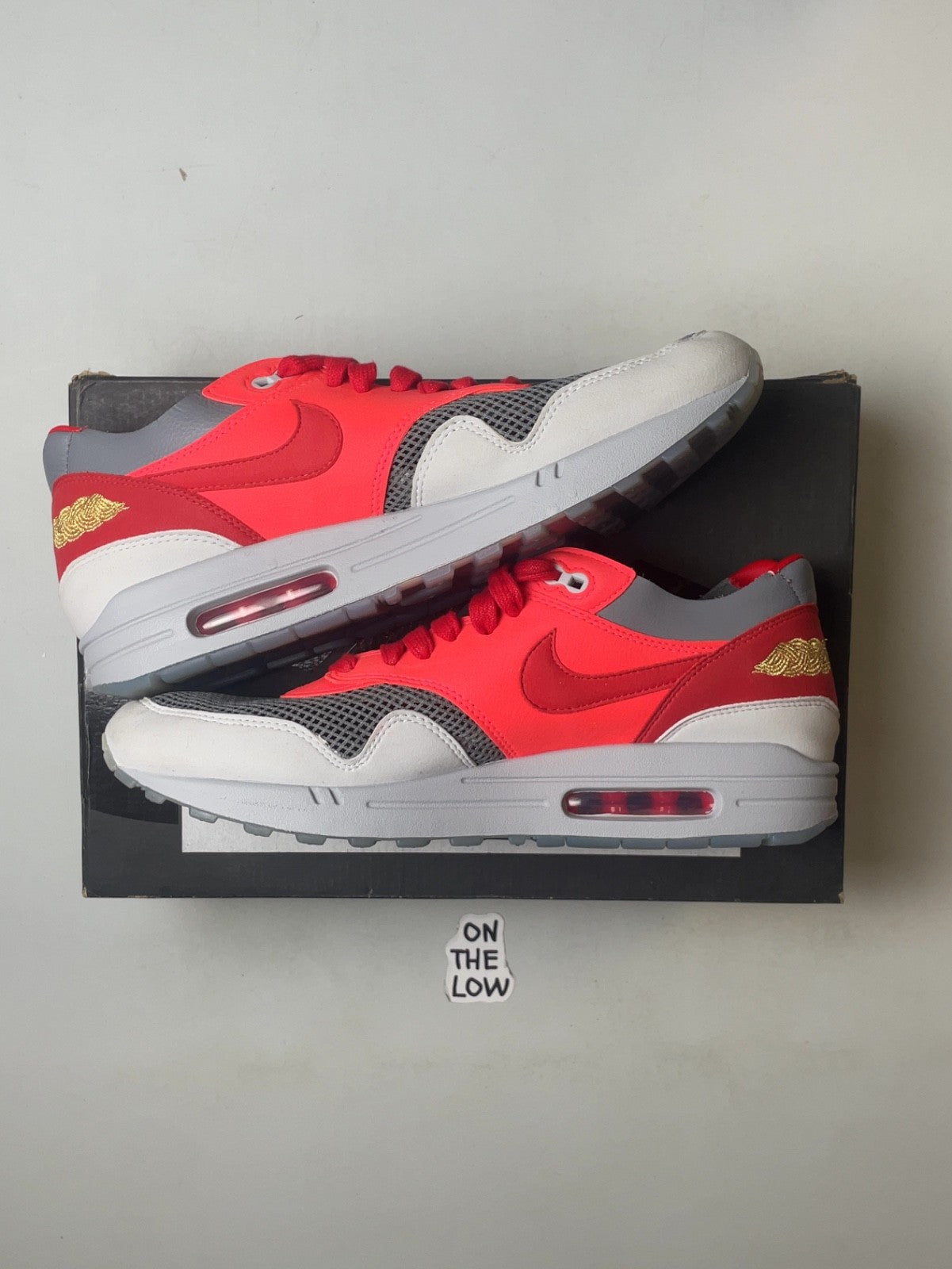 Nike Air Max 1 CLOT Kiss of Death Solar Red | DD1870-600 | Size 10.5 M US *MINT*
