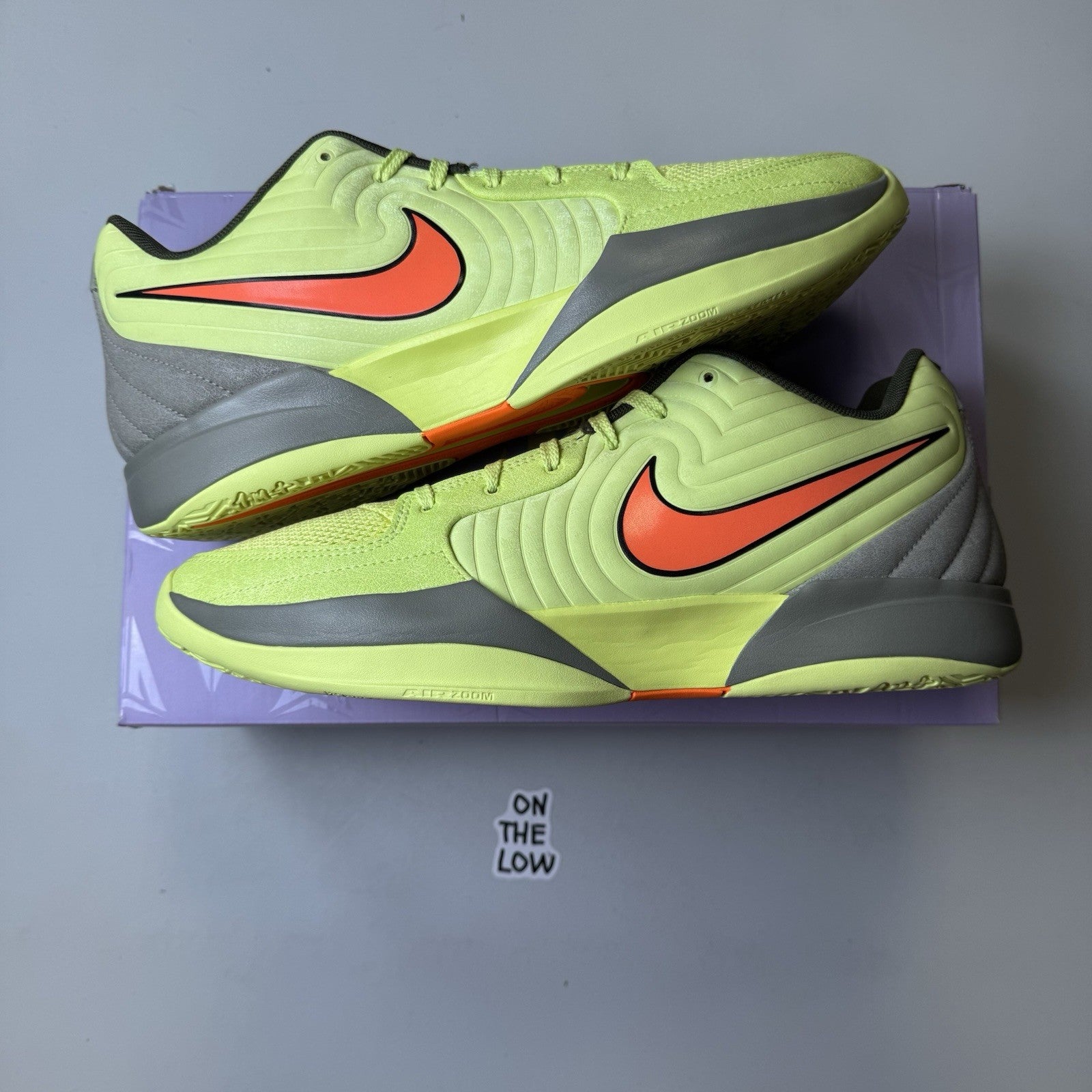 Nike JA 2 Twelve Time Lemon Twist Neon Grey |  FD7328 701 | NEW | Size 13 Mens