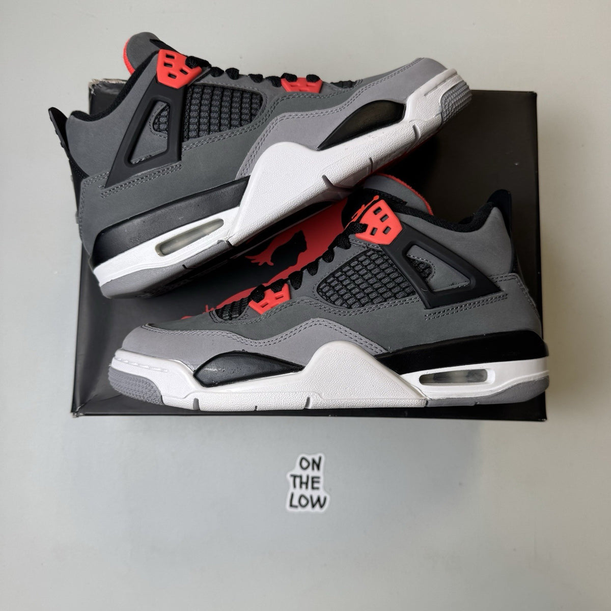 Air Jordan 4 Retro Infrared GS | 408452-061 |  Size 5.5Y/7W