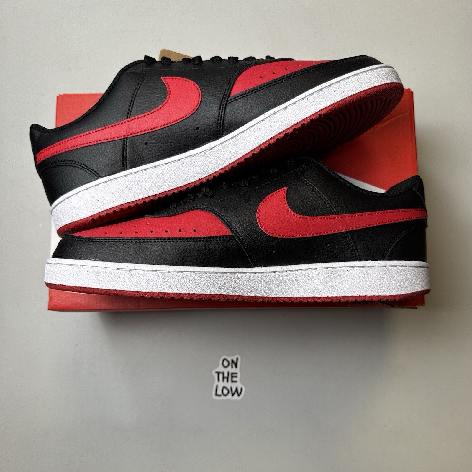 Nike Court Vision Lo NN Black University Red | FJ0685-010 | NEW | Size 11 Mens
